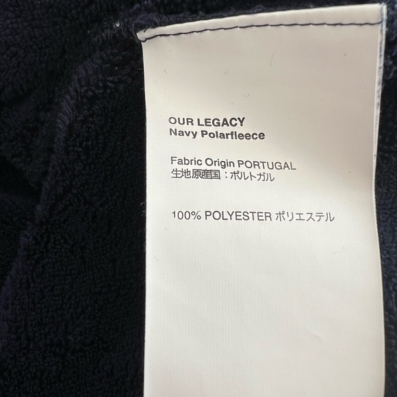 Our Legacy - Navy Polarfleece - 52 - XL - Picture 5 of 7